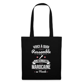 Voici à quoi ressemble la meilleure Marocaine - Sac en tissu - noir - Devant