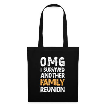 Dear family member Family holiday at home - Tote Bag - black - Front