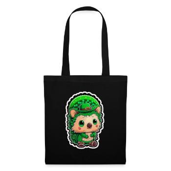 Hedgehog costume st patrick kawaii funny - Tote Bag - black - Front