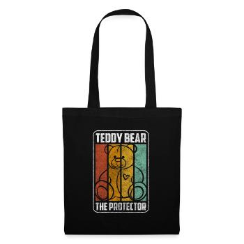 Teddy Bear Offspring Enfance Famille - Sac en tissu - noir - Devant