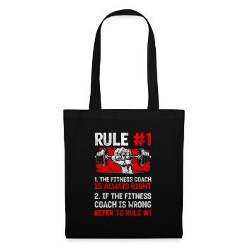 Trainer Gym Pumps Bench Press - Tote Bag - black - Front