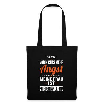My wife is Dutch - gift idea humor - Tote Bag - black - Front