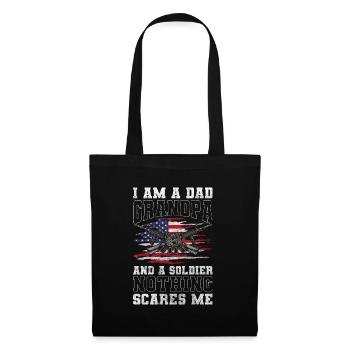 Military Land Dog Day World Peace - Tote Bag - black - Front