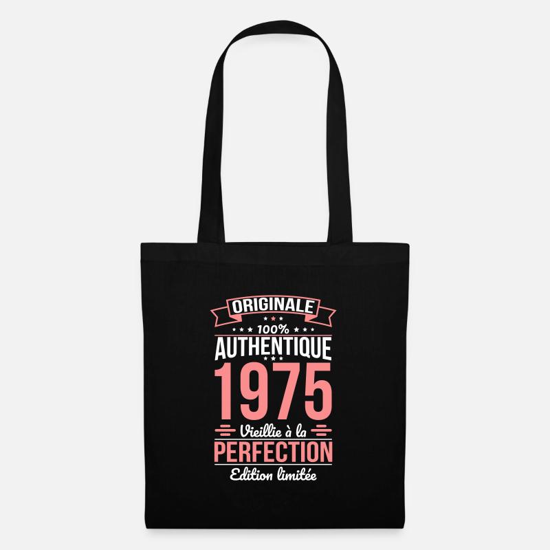 50-jähriges Jubiläum - Original - 1975 - Stoffbeutel - Schwarz