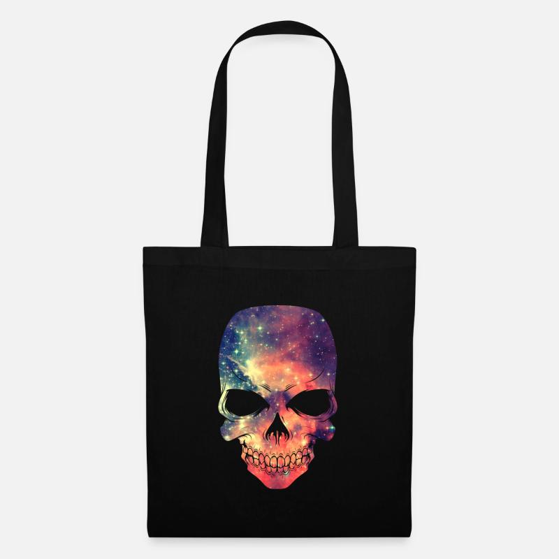 Universe - Space - Galaxy Skull - Stoffbeutel - Schwarz