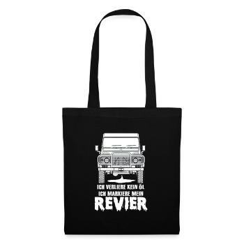 defender lustig funny Geschenk - Stoffbeutel - Schwarz - Vorne