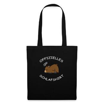 Offizielles Schlafshirt - Stoffbeutel - Schwarz - Vorne
