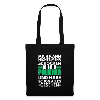 Nicht schockbarer Polierer - Stoffbeutel - Schwarz - Vorne