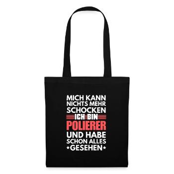 Nicht schockbarer Polierer - Stoffbeutel - Schwarz - Vorne