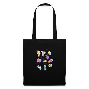 Magic Mushrooms - Pride - Stoffbeutel - Schwarz - Vorne