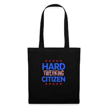 Hard Twerking Citizen - Stoffbeutel - Schwarz - Vorne