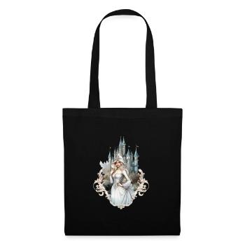Goth Girl Gothic Prinzessin Mystisch Horror - Stoffbeutel - Schwarz - Vorne