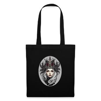 Goth Girl Gothic Mystical Horror Crown - Sac en tissu - noir - Devant