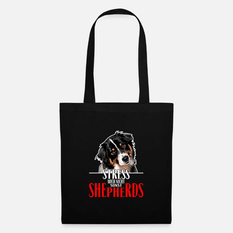 AUSTRALIAN SHEPHERD Stress mich nicht - Stoffbeutel - Schwarz
