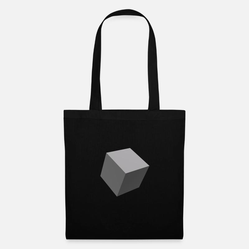 cube - Sac en tissu - noir