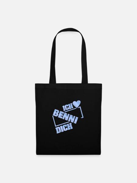 Geschenk für Benni - Stoffbeutel - Schwarz