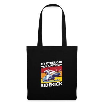 Mon autre voiture est un Sidekick volant - Sac en tissu - noir - Devant