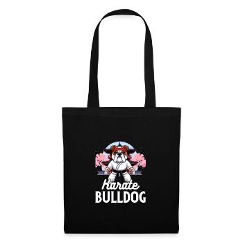 Karaté Bouledogue - Sac en tissu - noir - Devant