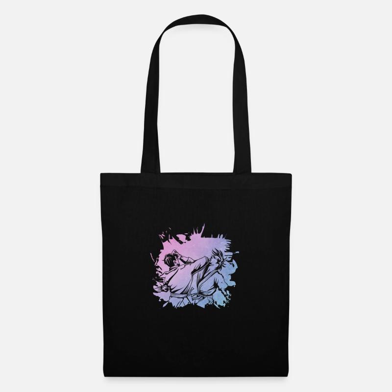 Karaté - Sac en tissu - noir