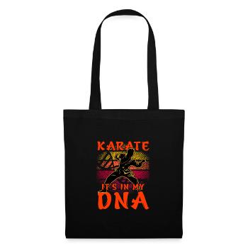 Le karaté, c’est dans mon ADN - Sac en tissu - noir - Devant