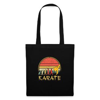 Karaté - Sac en tissu - noir - Devant