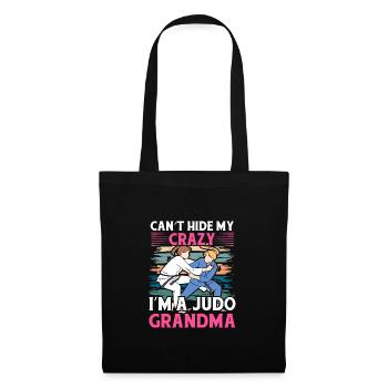 Ich kann meinen Wahnsinn nicht verbergen: Ich bin eine Judo-Oma - Stoffbeutel - Schwarz - Vorne