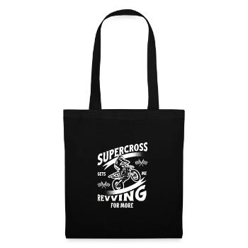 Dirt Bike Rider Gets Me Revving MX Motocross - Tote Bag - black - Front