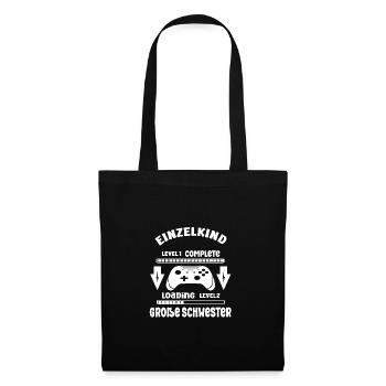 Only Child Complete - Loading Big Sister 2026 - Tote Bag - black - Front