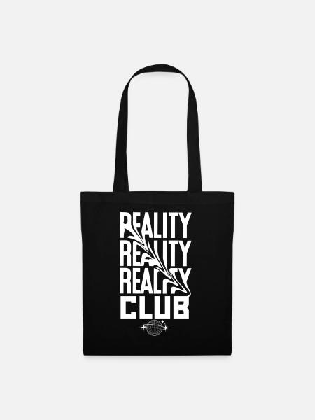 Reality Club House Black White Minimalist - Tote Bag - black