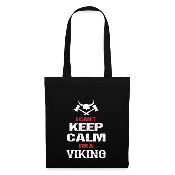 I can not stay calm I am Vikings Viki - Tote Bag - black - Front