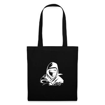 Kraftsport Freizeit Style Ninja Athlet Warrior - Stoffbeutel - Schwarz - Vorne