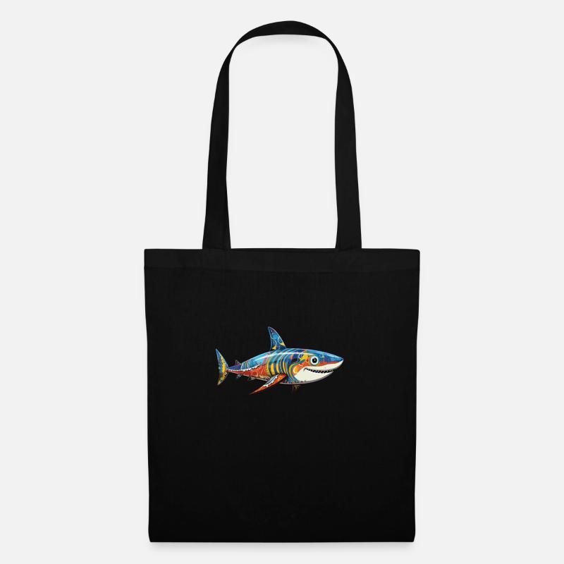 Australia - Shark - Tote Bag - black