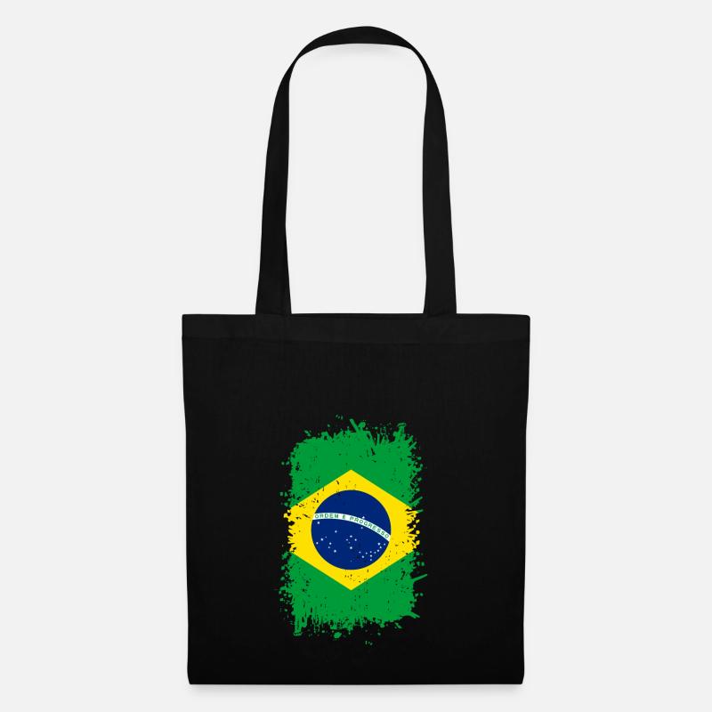 Brasilien - Stoffbeutel - Schwarz