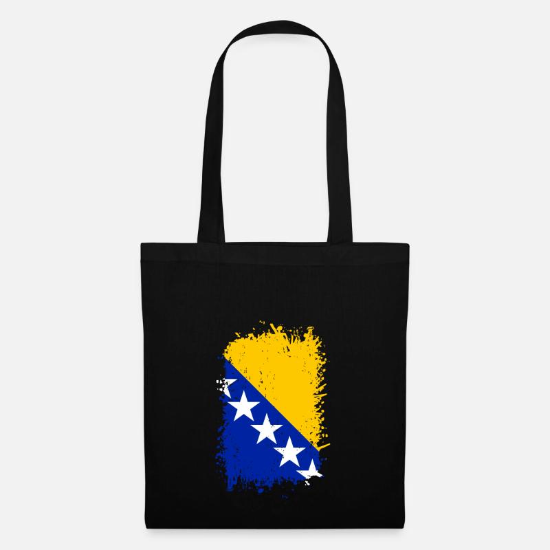 Bosnien - Stoffbeutel - Schwarz