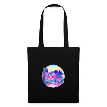 crystalline landscape nature 2 - Tote Bag - black - Front