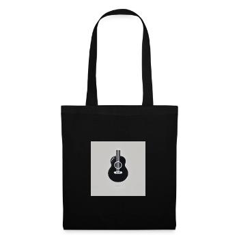 Guitar - Vintage - Rock - Band - Freedom - Tote Bag - black - Front