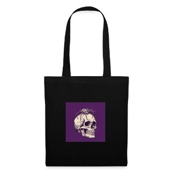 Skull and Spider – Dark Elegance of Death - Tote Bag - black - Front