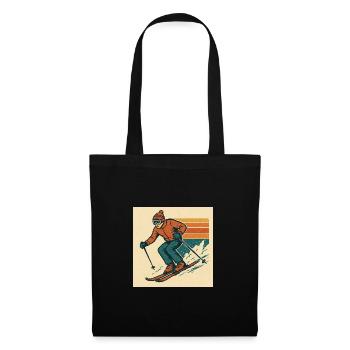 Skiing: Experience fun and adventure in the snow - Tote Bag - black - Front