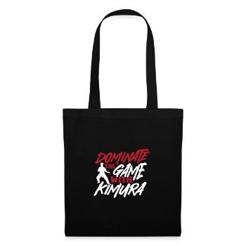Arts martiaux BJJ Jiu Jitsu Combattant Kimura - Sac en tissu - noir - Devant