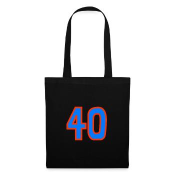 40. 40 YEARS. 40th ANNIVERSARY. 40 YEARS ANNIVERSARY. - Tote Bag - black - Front