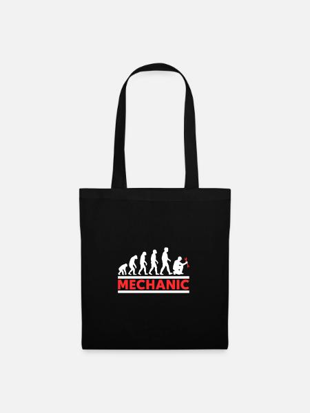 Mechanik Evolution Mechaniker Mechaniker - Stoffbeutel - Schwarz