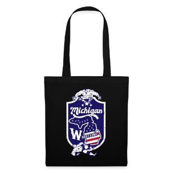 Michigan Wrestling - Sac en tissu - noir - Devant