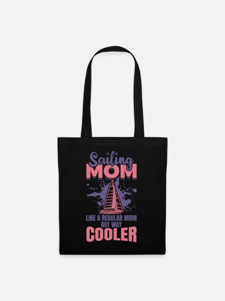 Segler Mama - Stoffbeutel - Schwarz