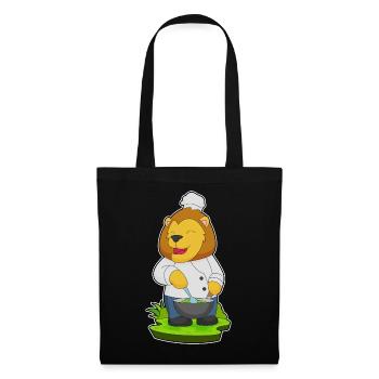Cuisson dans un bol de cuisson Lion - Sac en tissu - noir - Devant