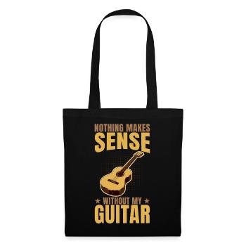 Rien n’a de sens sans ma guitare - Sac en tissu - noir - Devant