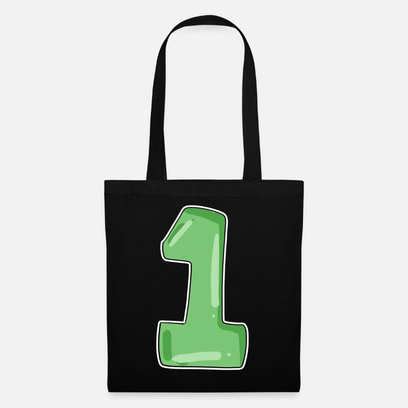 Number 1 - Tote Bag - black
