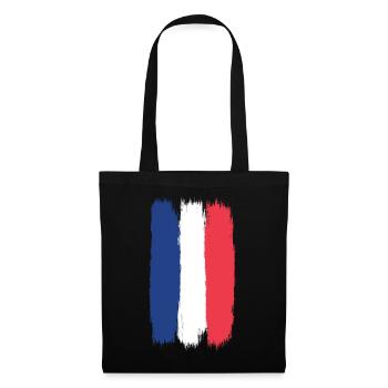 Francey Flag, Viva France, A Symbol of Unity - Tote Bag - black - Front