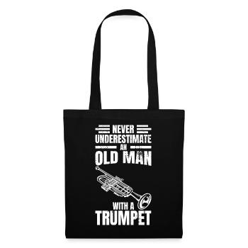 Trompettes Papi - Sac en tissu - noir - Devant