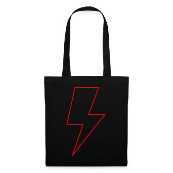 The Red Bolt - Standard - Tote Bag - black - Front