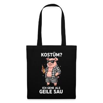 Sow Costume Fun Shirt - Tote Bag - black - Front